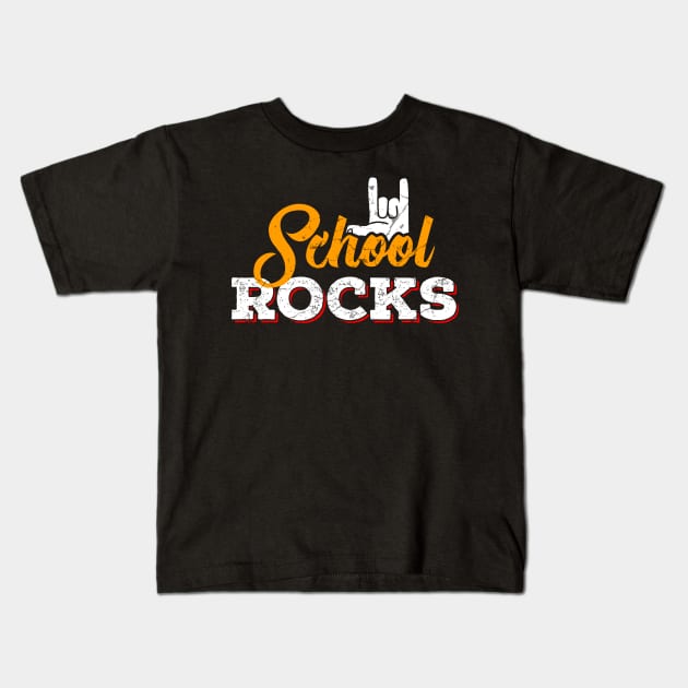 School Rocks Kids T-Shirt by Mila46